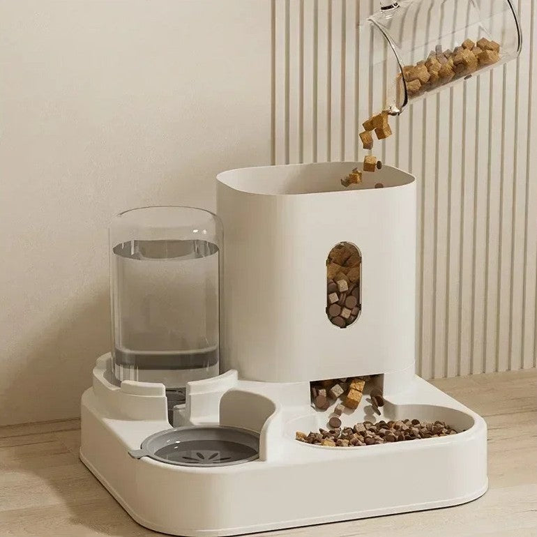 Dispensador de comida y agua